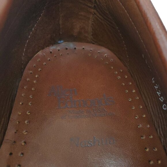 ALLEN EDMONDS Tassel Loafers 'Nashua' Mens 11.5 D Black/Brown‎ Leather USA $425 - Picture 11 of 13